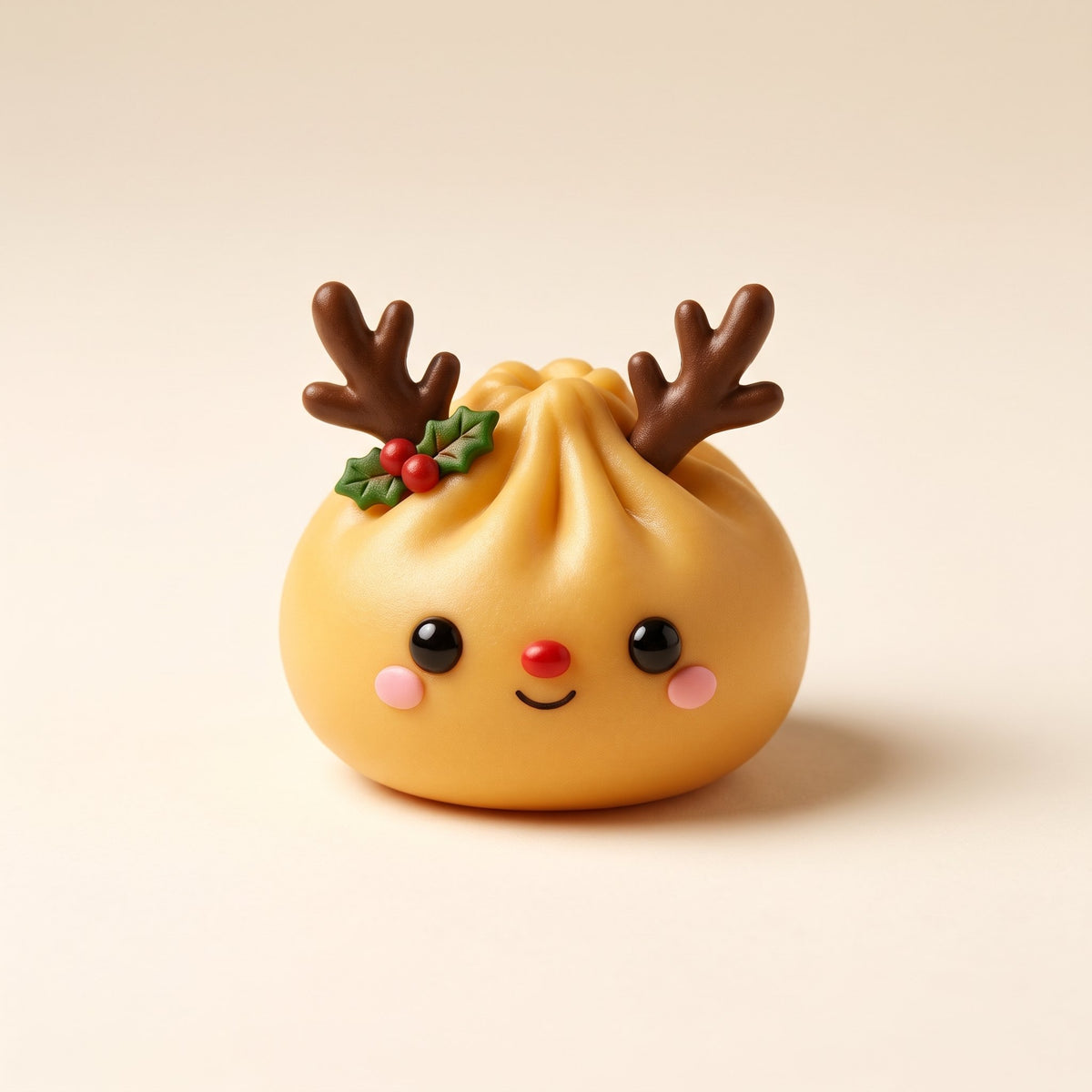 SnowSquish Buddy Gold Reindeer squishy